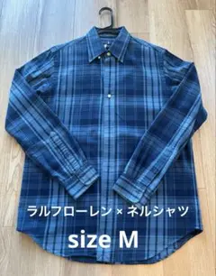 【極美品】メンズ ラルフローレン クラシックフィット 長袖 チェックシャツ
