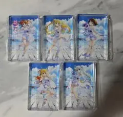 DMMスクラッチ 魔法少女リリカルなのは C賞 ミニアクリルブロック 等身 5種