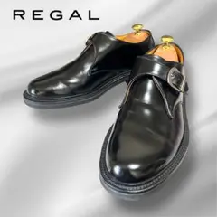 使用感少なめ✨REGAL 黒 シングルモンクストラップ シューズ　JU16 2025年最新】リーガル ju16 メンズの人気アイテム - メルカリ