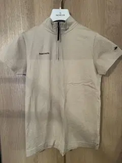 PEARLY GATES ベージュハーフジップシャツ