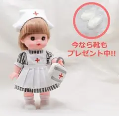 メルちゃん服 ソランちゃん ナース服　靴付き 5点セット