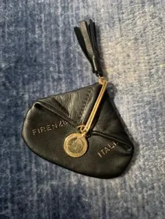 FIRENZE 本革 コインケース ブラック