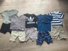 保育園着まとめ売り 夏服 男の子 90 95 5セット adidasあり