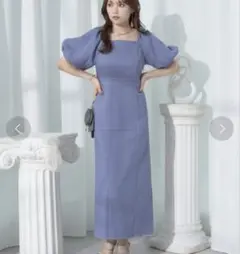 美品　アースミュージックエコロジー S 半袖ロングワンピース