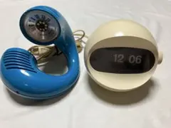 スペースエイジ　レトロパタパタ時計　ラジオ　　　SD506、R-72