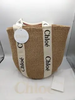 【新品正規品】CHLOE “woody”ラージバスケット