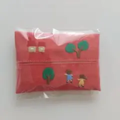 新品　未使用【ファミリア】 デニムシリーズ ティッシュケース（小）