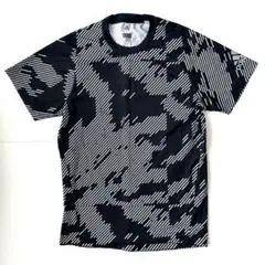 adidas CLIMACOOL ストライプTシャツ L