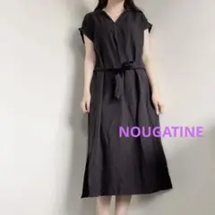 美品　NOUGATINE ♡ヌガティーヌ　コットンリネン　ロングワンピース