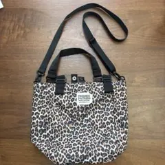 【未使用】別注フレドリックパッカーズレオパード柄バック2wayショルダーバック