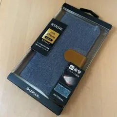iPhone X/XSデニムフラップケースインディゴ