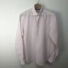 UNITED ARROWS 麻素材 薄いピンク 長袖シャツ