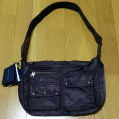 難あり トミーヒルフィガー ショルダーバッグ 茶