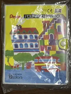 ぺんてる パスティック12色