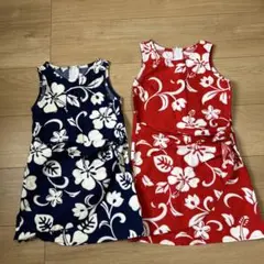 ★RJC ハイビスカスワンピース　110センチ、120センチセット★