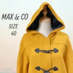 MAXu0026Co ダッフルコート イエロー 裏地 総柄 maxmara