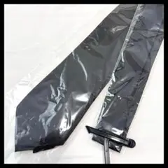 【未使用に近い】ネクタイ メンズ シンプル ブラック 黒