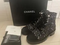 1月9日まで最終値下げ 新品 CHANEL ツイードブーツ