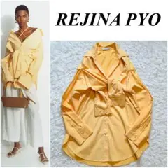 REJINA PYO レジーナピョウ 2WAY オーバーサイズ シャツ 変形 黄