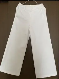 UNIQLO ユニクロ ワイドトラウザージーンズ ホワイト M