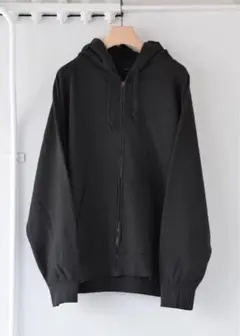 24SS COMOLI 製品染 裏毛 ジップパーカ 2 INK BLACK COMOLI 製品染 裏毛 ジップパーカ | Less Higashikawa
