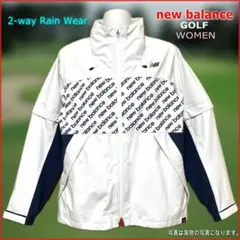 new balance ニューバランス ゴルフ2way レインウェア 袖脱着式