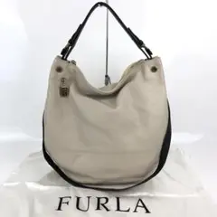 FURLA フルラ 2way トートバッグ ショルダー ベージュ レザー