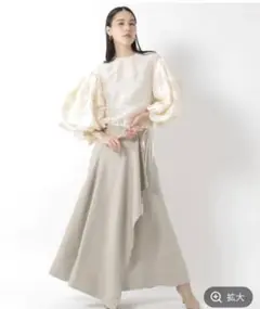 週末お値下げ カオス chaos シュークリームブラウス アイボリー