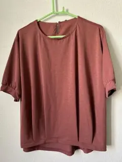 新品 くすみピンク カットソー M