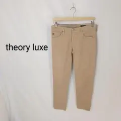 AG×theory luxe 別注 ストレッチデニム調ストレートパンツ美ライン