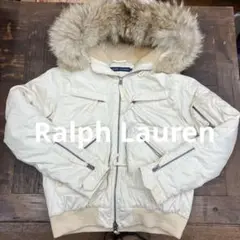 ラルフローレンのダウン11号ムートン ファー コヨーテ