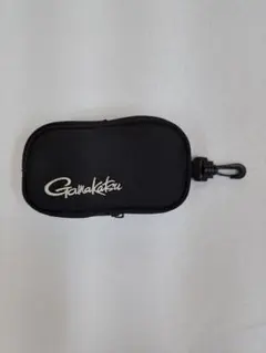 Gamakatsu 黒ポーチ ファスナー付き