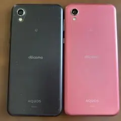 AQUOS BH-01L ブラック ピンク 2色セット