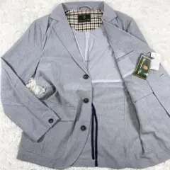 【未使用】Huntington Club ジャケット　シアサッカー　チェック　夏
