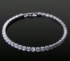 クリスタルストーン テニスブレスレット