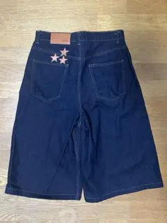 scuffers バーギーショーツデニム 濃紺 リジット　y2k