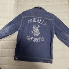 極美品【RADIALLラディアル・プリーツデニムジャケット・Gジャン