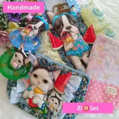 見えてる福袋②トートバック/ファスナーポーチ/ガーゼハンカチ♡コヤンイサムチョン