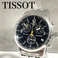 稼動品　TISSOT ティソ　PRC200 クロノグラフ　黒文字盤　腕時計