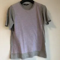 ジュリアーノフジワラ　切り替えTシャツグレーSサイズ