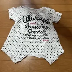 水玉模様 Tシャツ 100cm~