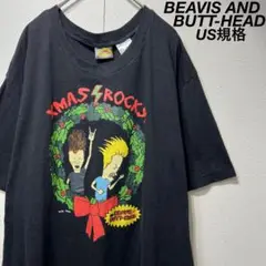 【US規格】希少 BEAVIS AND BUTT HEAD Tシャツ 黒 2XL