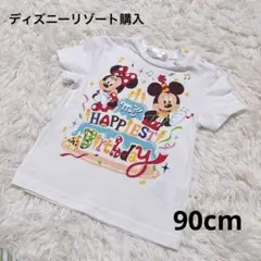 ディズニーリゾート購入　バースデーTシャツ90cm