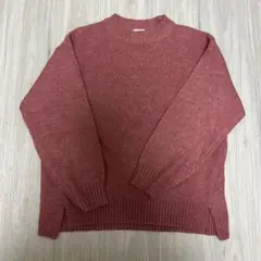 CINEMA CLUB M ローズピンク 長袖ニット