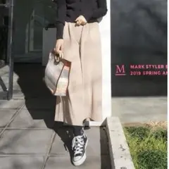 マーキュリーデュオ MERCURYDUO タックワイドパンツ フリーサイズ