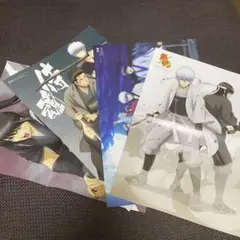 銀魂 アニメポスター 4枚セット 非売品アニメ雑誌折込付録