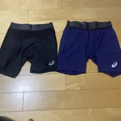 ASICS インナータイツ 2色セット M
