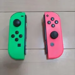 Nintendo Switch ジョイコン 緑とピンク 純正