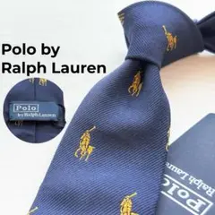 Polo by Ralph Lauren 極美品 未使用に近い タグ付きネクタイ