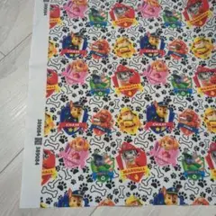 パウ・パトロール 綿生地切れ端 約50×143cm